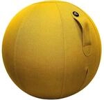 ALBA MHBALL J ergonomischer Sitzball, PVC/Polyester, Safran-gelb, mittel