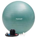 Tunturi Anti Burst Fitnessball mit Pumpe - Yoga-Ball 65 cm - Pilates-Ball -