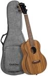 Cascha Ukulele Zebra Wood &ndash; Hochwertiges Zebraholz, Warmer Klang, Okoume Hals,