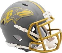 Riddell Slate Speed Mini Helm f&uuml;r Erwachsene, Unisex, Baltimore Ravens