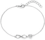 Tamaris Damen Armband aus Metall mit Infinity Symbol | wasserfest, hautfreundlich,