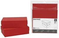 Buntbox 71-17 - Kartonage Set 2-teilig, Gr&ouml;&szlig;e L, Rubin