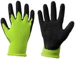 Bradas Kinder Arbeitshandschuhe mit Latexbeschichtung neongelb/schwarz 5