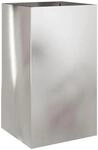vidaXL Pflanzk&uuml;bel Silbern 42x38x75 cm Edelstahl