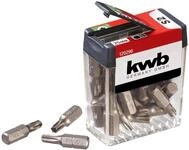 kwb Bitspender Box - 25-teiliges T25 Bitset, Hochqualitative Torx-Bits f&uuml;r pr&auml;zise