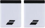 Babolat, Jumbo-Logo-Handgelenkband aus Frottee, Einheitsgr&ouml;&szlig;e, Farbe Wei&szlig;/Schwarz,
