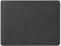L.CREDI Leder Geldb&ouml;rse George Wallet Black schwarz