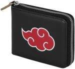 Naruto Clouds-Herren-Geldb&ouml;rse Man Zip, Schwarz, 12 x 10 cm