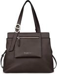 bugatti Dana elegante Schultertasche mit Zusatztasche, Kunstleder