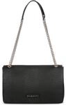 bugatti Ivy Schultertasche aus Kunstleder Schlangenoptik, Umh&auml;ngetasche Damen