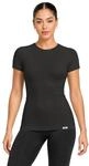 SMILODOX T-Shirt Damen Lyanna, Shaped Fit Tshirt mit Rundhalsausschnitt,...