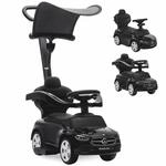 AIYAPLAY 3-in-1 Rutschauto mit Schiebstange Mercedes-Benz Schwarz |...