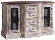MASSIVMOEBEL24.DE | Kolonialm&ouml;bel Mango massiv Holz Sideboard 2 TRG. 4...