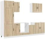 vidaXL 7-TLG. K&uuml;chenschrank-Set Kalmar Sonoma-Eiche Holzwerkstoff