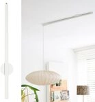Lightswing&reg; Single Aufh&auml;ngesystem f&uuml;r eine H&auml;ngelampe - Matt Weiss - 110 cm...