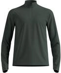 Odlo Essential Thermal Midlayer 1/2 Zip Laufshirt Herren Oliv - urban chic M