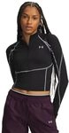 Under Armour ColdGear Elite Halbrei&szlig;verschluss-Langarm-T-Shirt XS