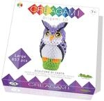 Creagami 3178732 Origami 3D, Papierskulptur Eule, Bastelset f&uuml;r Erwachsene und