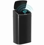 HOMCOM Sensor M&uuml;lleimer 48L Edelstahl Automatischer M&uuml;lleimer Schwarz | Mit