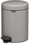 Brabantia NewIcon Treteimer 5 l &ndash; Mini M&uuml;lleimer f&uuml;r K&uuml;che oder Bad mit