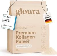 Gloura Premium Kollagen Pulver, 100 % reines Collagen Hydrolysat Typ 1 & 3,...