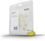 LINDY RJ-45 Port Schloss ohne Schl&uuml;ssel, 20 St&uuml;ck gelb gelb 20 Pack Without...
