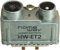 Homeway HW-ET2 SAT/BK/FM Koaxmodul Anschlussd&auml;mpf.4dB HAXHSM-G0200-C002