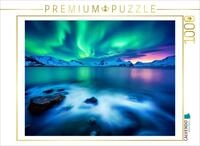 Puzzle &middot; Nordlicht. Langzeit. G&auml;nsehaut | Langzeitbelichtung im hohen Norden...