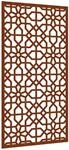 vidaXL Garten-Wanddeko 105x55 cm Cortenstahl Maurisches Design
