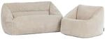 Icon Cecilia Cord Sitzsack Kinder Sofa und Sitzsack mit F&uuml;llung, Beige | In