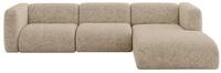 ALTDECOR Ecksofa in L-Form MIRA-L2 318x179x89 - Braun | Corner Sofa Bett...