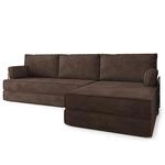 Masseno Schaumstoff-Ecksofas ANKO mit Metallgestell, Modulares Schlafsofa aus
