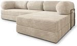 Masseno Schaumstoff-Ecksofas ETERA mit Metallgestell, Modulares Schlafsofa aus