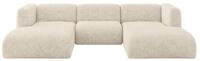 ALTDECOR Ecksofa in U-Form MIRA-U1 317x179x70 - Creme | Corner Sofa Bett...