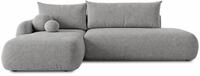 Sofnet - Ecksofa NETO, Schlaffunktion & Bettkasten (Grau, Coral 75, L) | Weiche