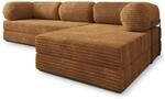 Masseno Schaumstoff-Ecksofas ETERA mit Metallgestell, Modulares Schlafsofa aus