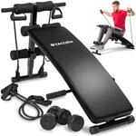 tectake&reg; Bauchtrainer, multifunktionale Sit-Up Bank, Fitnessger&auml;te f&uuml;r...