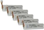 vhbw 5X Batterie Ersatz f&uuml;r Telenot BP3 | 100056112 f&uuml;r Alarmanlage, Alarmsystem