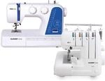GLAESERhome N&auml;hmaschinen Bundle | Anf&auml;nger & Overlock | Einfache Handhabung 