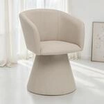 IDIMEX Esszimmerstuhl Alto gepolstert, Beige &ndash; Polsterstuhl mit konisch...
