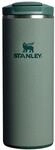 STANLEY 1913 Transit Becher mit Klappdeckel, 0,35 l, Hammertone Green | H&auml;lt 4