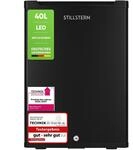 Stillstern Mini K&uuml;hlschrank D 40L, Lautlos, Schloss, LED, Ideal f&uuml;r K&uuml;che B&uuml;ro