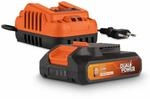 POWERPLUS Dual Power Akku- und Ladeger&auml;t-Set POWDP90620-20V, 2.0Ah Akku - f&uuml;r 20V