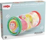 HABA Krabbelrolle Raupe Rosa &ndash; Interaktives Baby Spielzeug ab 6 Monaten | Drei