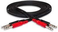 Hosa CSS-202, Stereo Interconnect, Dual 1/4 in TRS to Same, 2 m