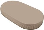 Waldin Spannbettlaken, Babybett Oval 7in1, Jersey Baumwolle | Gro&szlig; 124 x 73 cm,