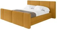 ALTDECOR Polsterbett H3/H4 Matratze TEVO-Z 160x200 - Senfgelb | Polsterbett mit