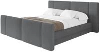 ALTDECOR Polsterbett H3/H4 Matratze TEVO-Z 180x200 - Dunkelgrau | Polsterbett...