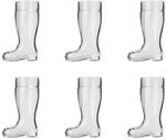 ich-zapfe.de Biergl&auml;ser, Bierstiefel 6er Set - 0,25 Liter