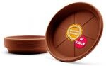 BigDean 10 Blumentopf Untersetzer &Oslash; 29,5 cm in Terracotta &ndash; Topfuntersetzer...